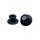 Aluminium bobbins LV8 DIAVOL E201/10125N M10x1,25 črna