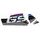 Swing arm protector kit stickers PUIG GS 20153N črna