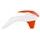 Radiator scoops POLISPORT 8417400001 (par) white/orange KTM
