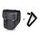 Leather saddlebag CUSTOMACCES IBIZA APS016N črna left, with metal base left side and left fitting kit