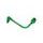 Lever guard ACCOSSATO DE002 with green hose and joint left, aluminium