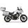 Komplet aluminijastih kovčkov z nosilci in ploščo SHAD TERRA, 37L zadnji kovček in 36L stranski kovčki SHAD HONDA CB 500 X