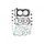 Complete gasket kit WINDEROSA 808969 without seals