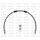 Set prednjih zavornih cevi Venhill POWERHOSEPLUS DUC-6002FB-CB (1 cev v kompletu) Carbon hoses, black fittings