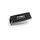 Licence support light PUIG 5565N črna alu with LEDs