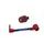 Lever guard in aluminium + right end ACCOSSATO DE005 with blue hose and joint levi