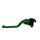 Clutch Lever ACCOSSATO ESV000 fixed CNC-worked aluminium, green