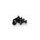 Screws PUIG ANODIZED 0689N črna M6 x 25mm (6pcs)