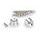 Bar ends PUIG SPEED 21030P srebrna