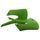 Radiator scoops POLISPORT 8425000011 (par) green 05