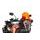 Windscreen PUIG RACING 9716T oranžna
