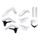 Set plastik POLISPORT 90857 bela