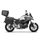 Komplet aluminijastih kovčkov z nosilci in ploščo SHAD TERRA BLACK, 37L zadnji kovček in 47L stranski kovčki SHAD HONDA NC 750 X