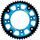 Rear sprocket SUPERSPROX STEALTH RST-998:50-BLU moder 50T, 428