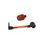 Lever guard in aluminium + right end ACCOSSATO DE005 with orange hose and joint levi