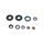 Set tesnil motorja za olje (Engine Oil Seals Kit) ATHENA P400090400060