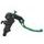 Radial brake master cylinder ACCOSSATO PC009 19 x 18 with folding lever,green