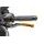 Clutch lever without adapter PUIG 29ONO raztegljiva poklopna (extendable folding) gold/gold