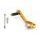 Gear shift pedal PUIG 22121O zlata adjustable