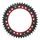 Rear sprocket SUPERSPROX STEALTH RST-2011:45-RED rdeč 45T, 530