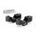 Risers PUIG 21878N črna height 20mm, d 32mm