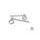 Pair of raised clip-on ACCOSSATO CP004 + 20 mm 10 degrees inclination, silver