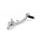 Brake foot pedal PUIG 22215P srebrna adjustable