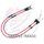 Throttle cables (pair) Venhill Y01-4-065-RD featherlight rdeč