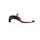 Adjustable folding lever ACCOSSATO LV020 in aluminium for Nissin radial brake master cylinder rdeč
