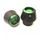 Crash protectors RDMOTO KTM13N črna with green caps