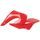 Radiator scoops POLISPORT 8421000003 (par) red CR 00