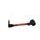 Lever guard ACCOSSATO DE002 with orange hose and joint left, aluminium