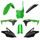 Set plastik POLISPORT 91493 green 05/black