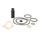 Carburettor gasket kit DELLORTO 121700003