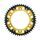Rear sprocket SUPERSPROX STEALTH RST-1308:45-GLD zlata 45T, 520