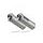 Dual slip-on exhaust GPR SATINOX E4.ROY.7.CAT.SAT Polished Stainless Steel