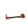 Lever guard ACCOSSATO DE002 with black hose and joint left, aluminium
