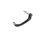 Lever guard ACCOSSATO "Ultra-Light" DE012 with silver eyelet and insert left, carbon