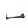 Lever guard ACCOSSATO DE002 with red hose and joint left, aluminium