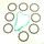 Friction plates kit with clutch cover gasket ATHENA P40230087