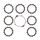 Friction plates kit with clutch cover gasket ATHENA P40230045