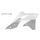 Radiator scoops POLISPORT 8412300001 (par) green 05