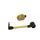 Lever guard in aluminium + right end ACCOSSATO DE005 with gold hose and joint levi