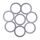 Steel clutch plates kit ATHENA P40240007