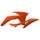 Radiator scoops POLISPORT 8428600003 (par) orange KTM