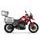 Komplet aluminijastih kovčkov z nosilci in ploščo SHAD TERRA, 37L zadnji kovček in 36L/47L stranski kovčki SHAD TRIUMPH Tiger 900