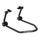 Universal rear stand LV8 E620LG.BK with rubber cursors črna
