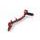 Brake foot pedal PUIG 22122R rdeč adjustable