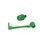 Lever guard in aluminium + right end ACCOSSATO DE005 with green hose and joint levi