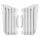 Radiator louvers POLISPORT 8455400001 bela